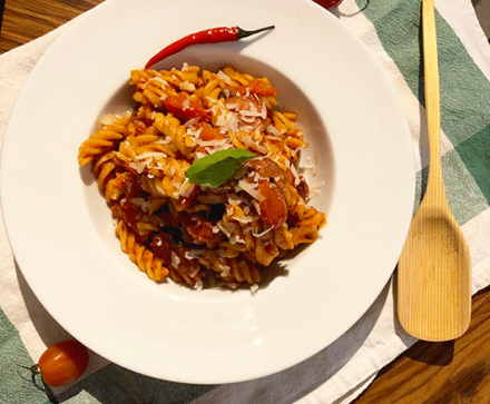 Чоризо паста с чили