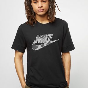 ЧЕРНА ТЕНИСКА С КАМОФЛАЖНО ЛОГО – NIKE