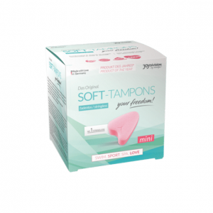 Нежни тампони за интимна дамска хигиена Soft mini – JOYdivision – 1 опаковка с 3 броя