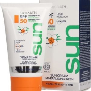 Био слънцезащитен крем SPF 50 – BIOEARTH – 150 мл