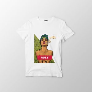 Бяла Тениска 4/20 – Rule Style Бяла Тениска 4/20 – Rule Style